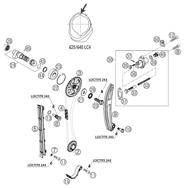 Náhled schématu TIMING DRIVE