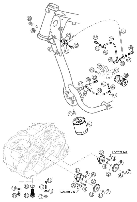 Náhled schématu LUBRICATING SYSTEM