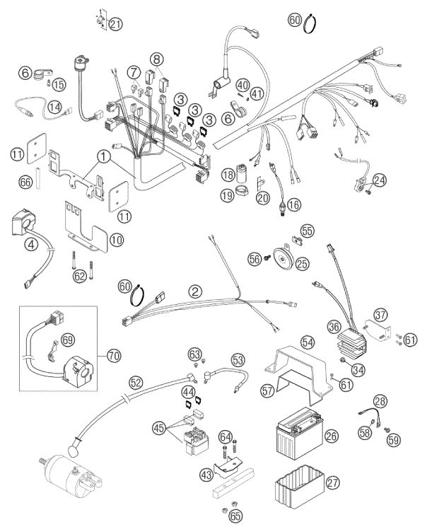 Náhled schématu WIRING HARNESS