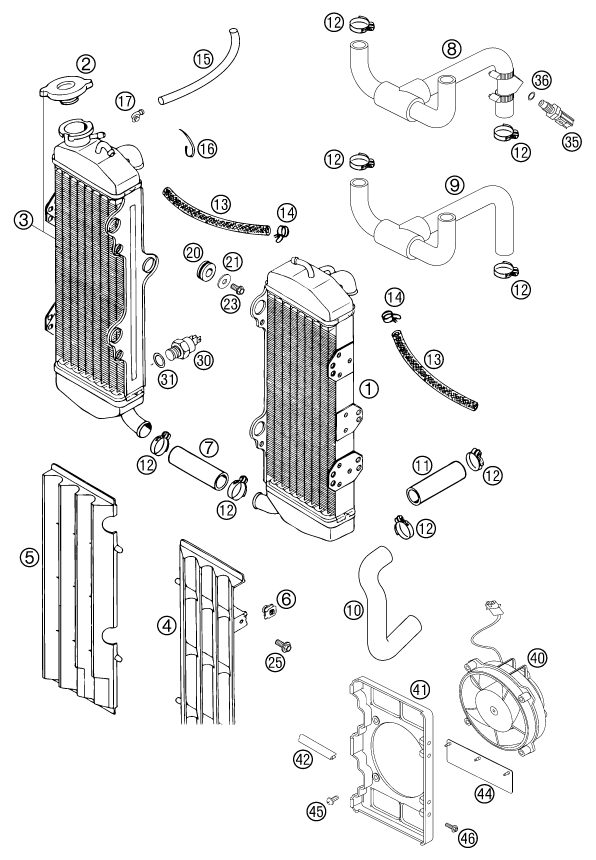 Náhled schématu COOLING SYSTEM