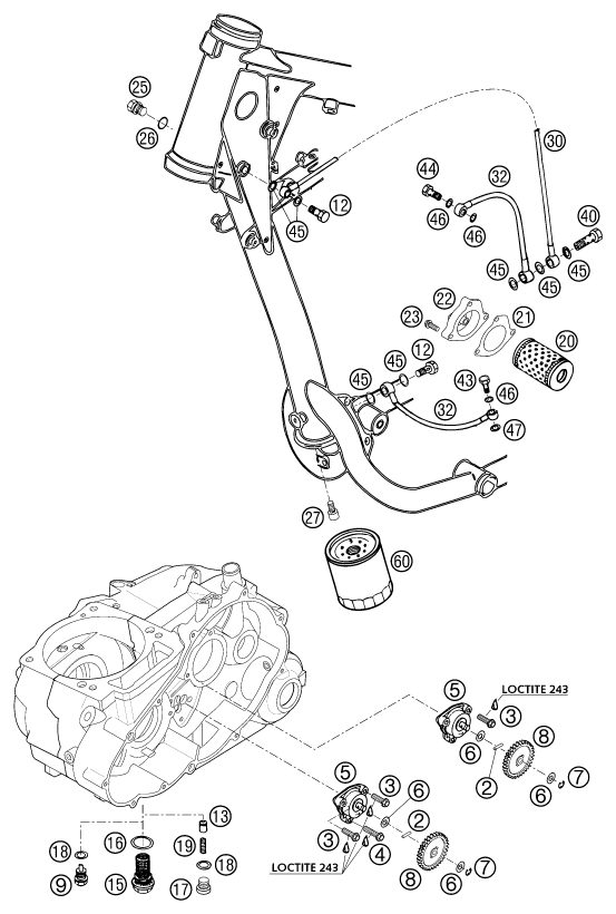 Náhled schématu LUBRICATING SYSTEM