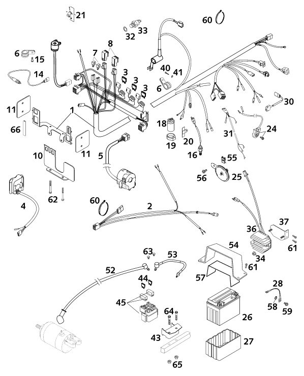 Náhled schématu WIRING HARNESS