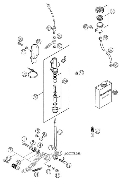 Náhled schématu REAR BRAKE CONTROL