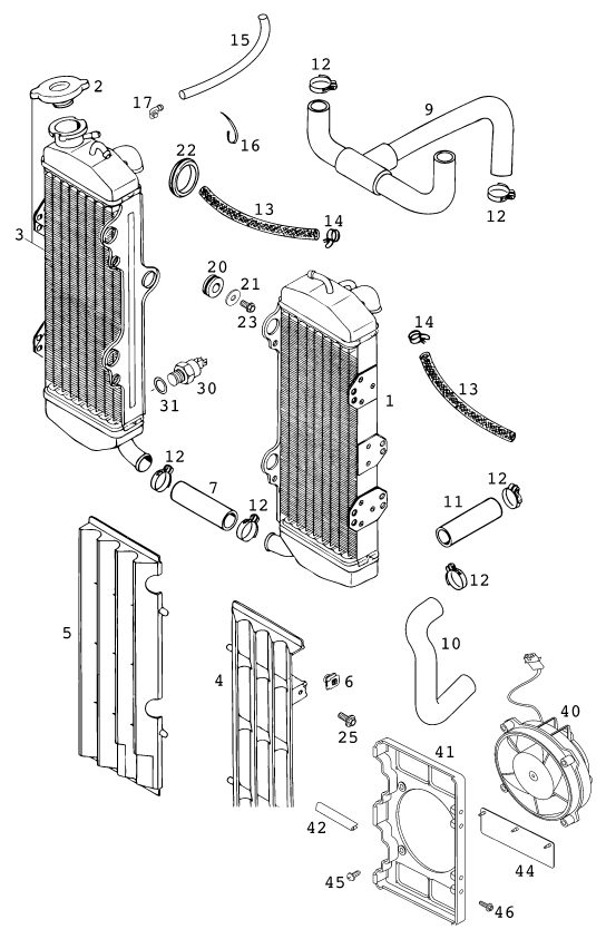 Náhled schématu COOLING SYSTEM