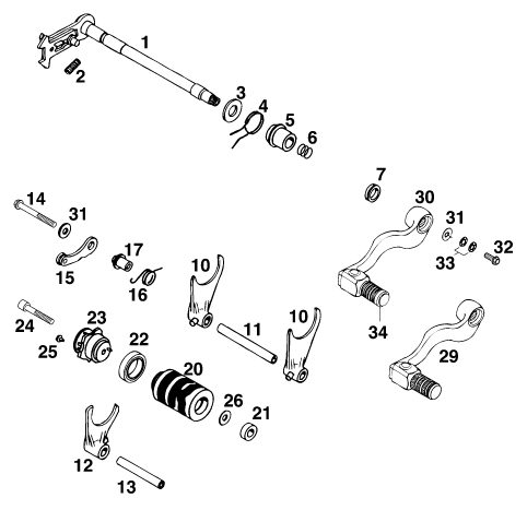 Náhled schématu SHIFTING MECHANISM