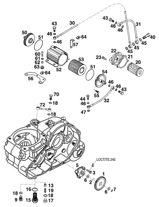 Náhled schématu LUBRICATING SYSTEM