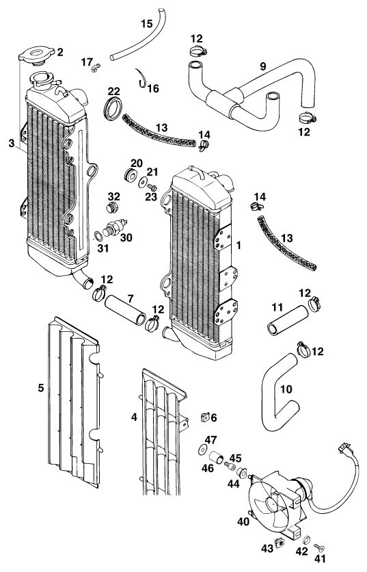 Náhled schématu COOLING SYSTEM