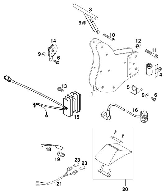 Náhled schématu WIRING HARNESS