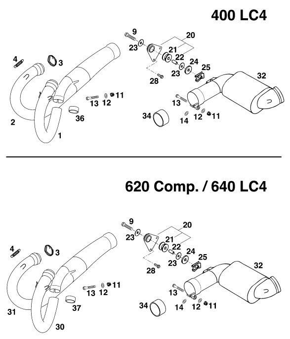 Náhled schématu EXHAUST SYSTEM