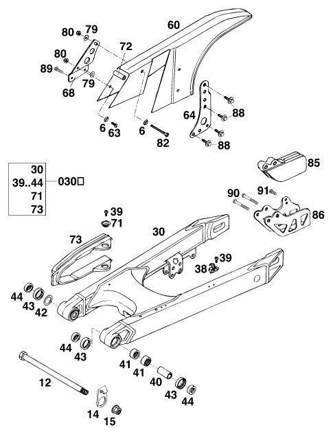 Náhled schématu SWING ARM