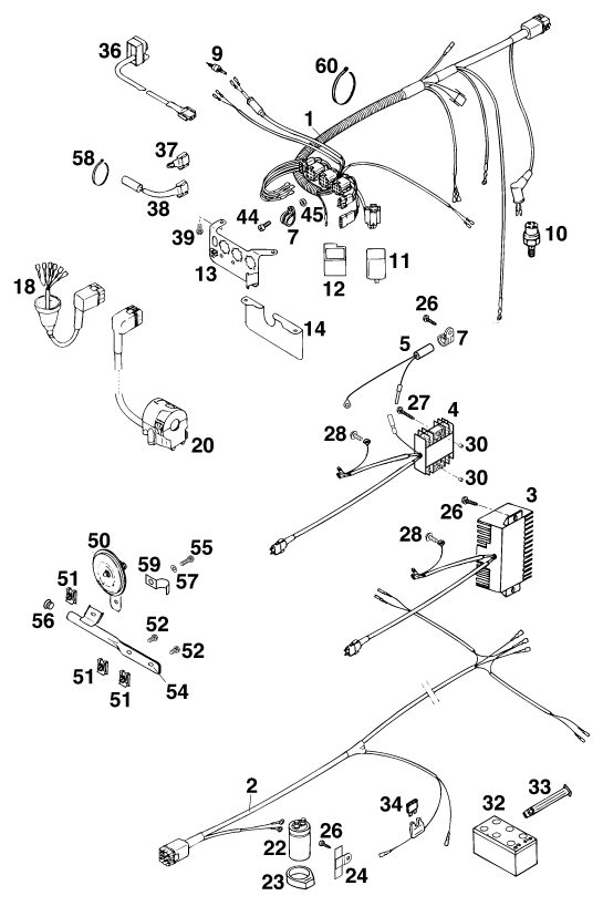 Náhled schématu WIRING HARNESS