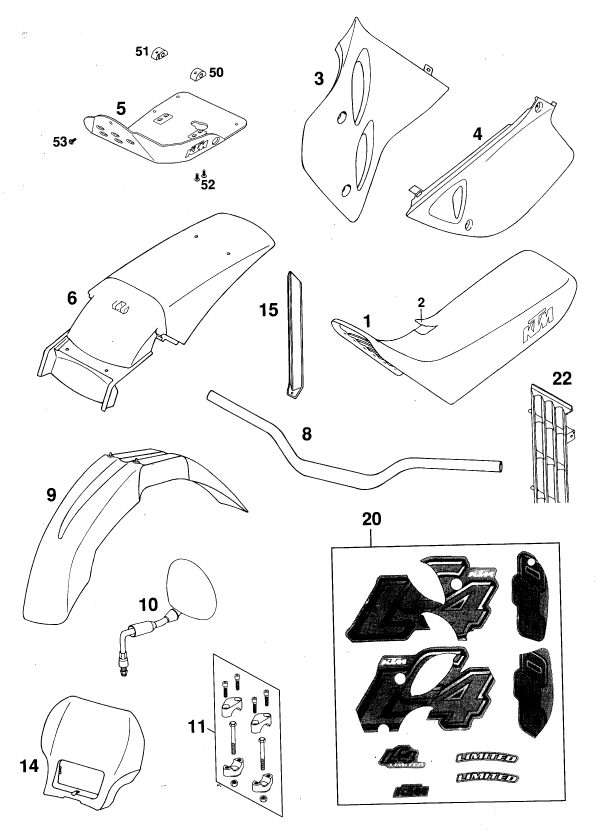 Náhled schématu NEW PARTS