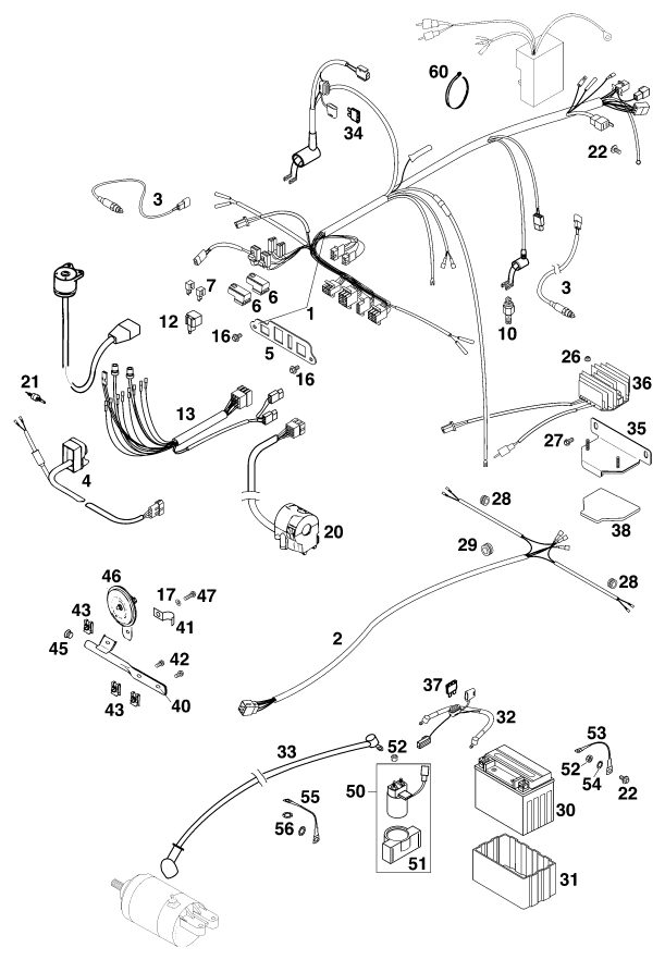 Náhled schématu WIRING HARNESS