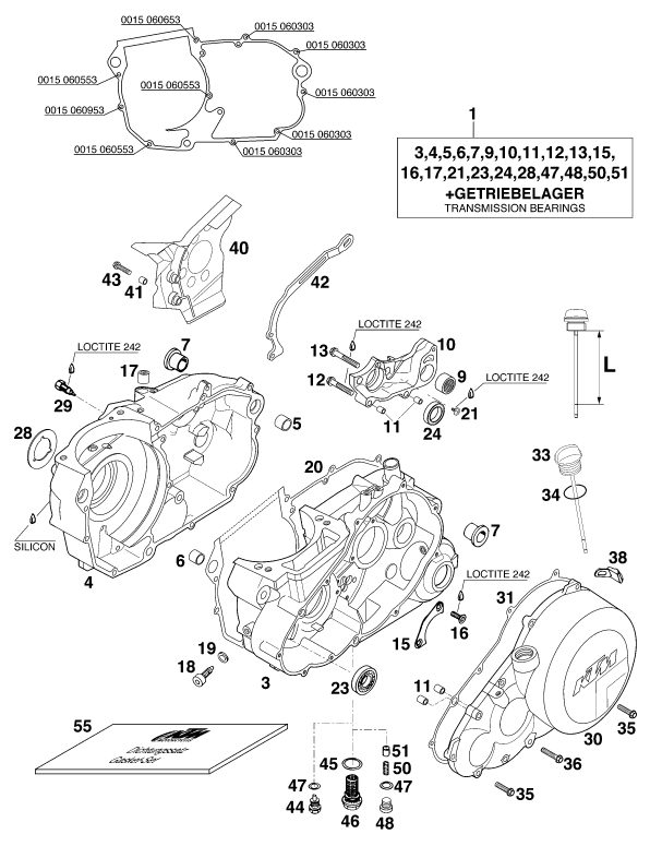 Náhled schématu ENGINE CASE