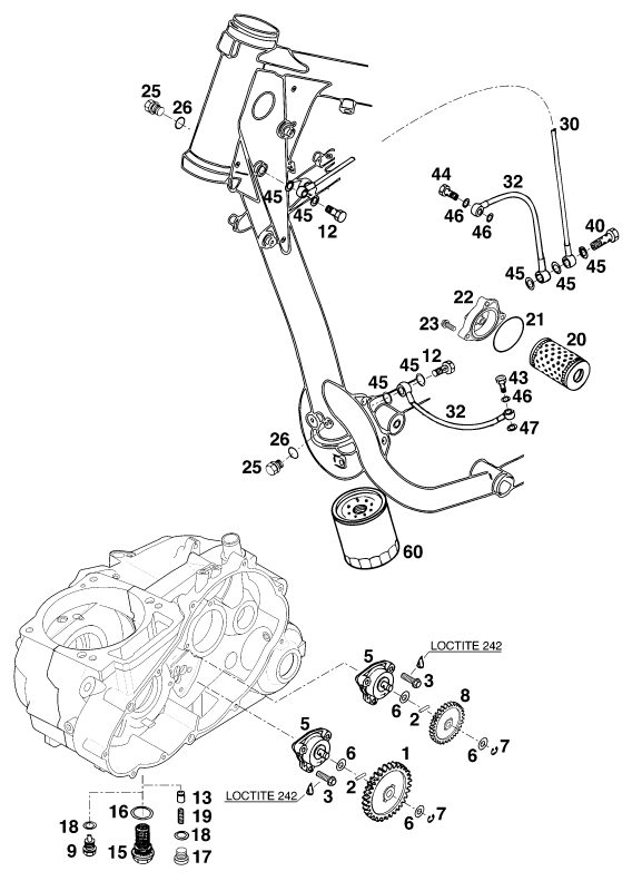 Náhled schématu LUBRICATING SYSTEM