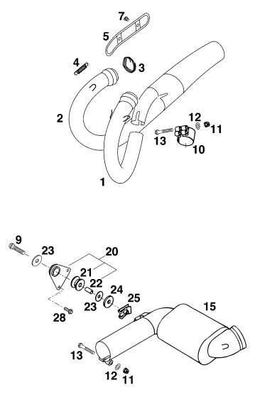 Náhled schématu EXHAUST SYSTEM