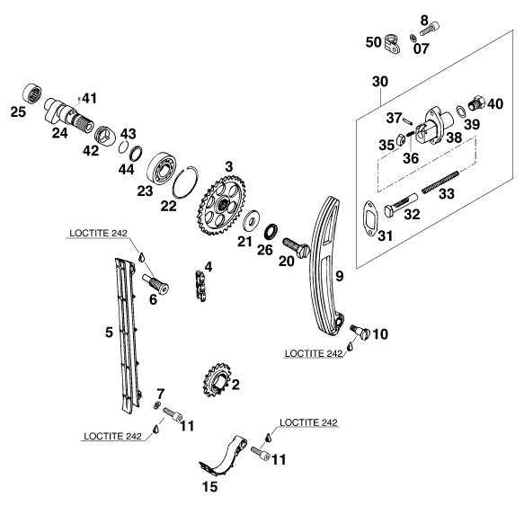 Náhled schématu TIMING DRIVE