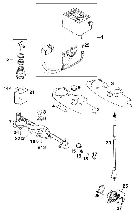 Náhled schématu INSTRUMENTS / LOCK SYSTEM