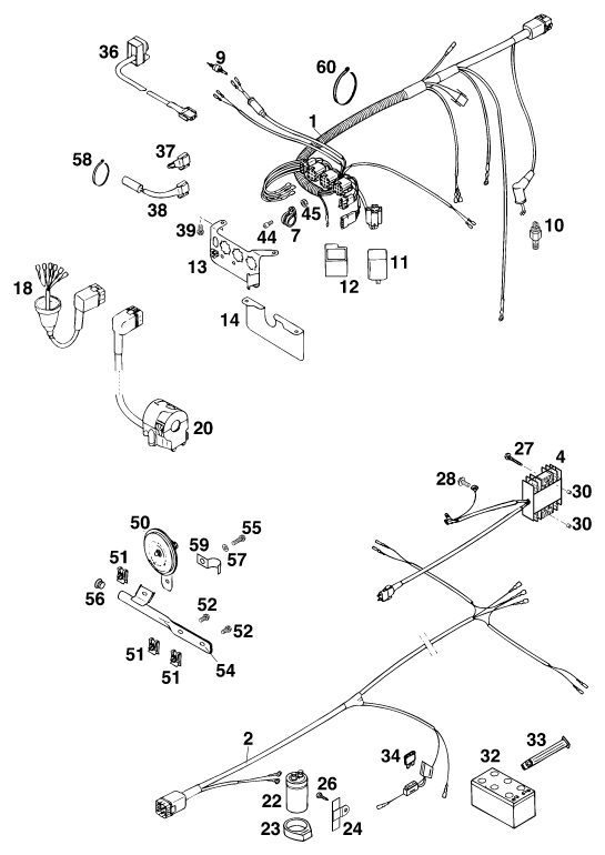 Náhled schématu WIRING HARNESS