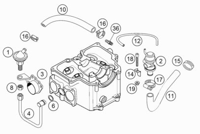 Náhled schématu EXHAUST SYSTEM