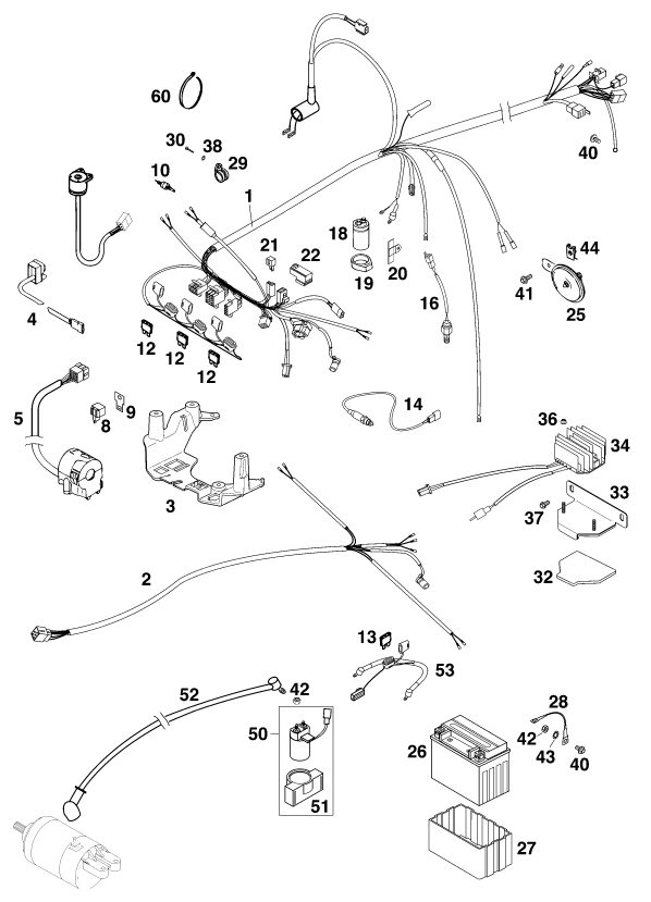 Náhled schématu WIRING HARNESS