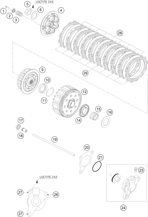 Náhled schématu CLUTCH