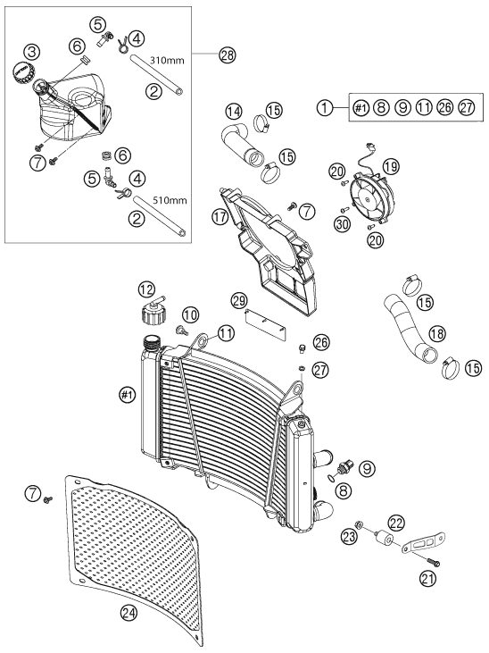 Náhled schématu COOLING SYSTEM