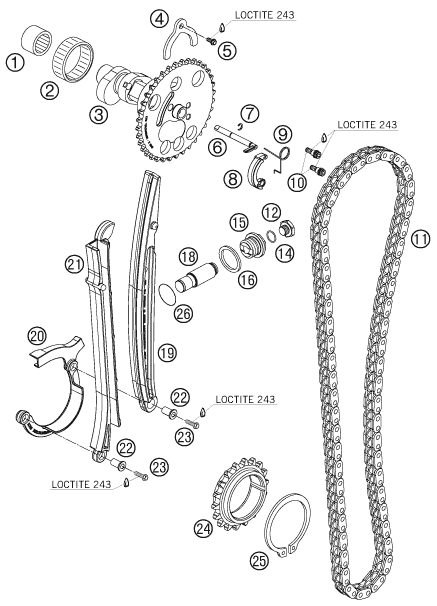 Náhled schématu TIMING DRIVE