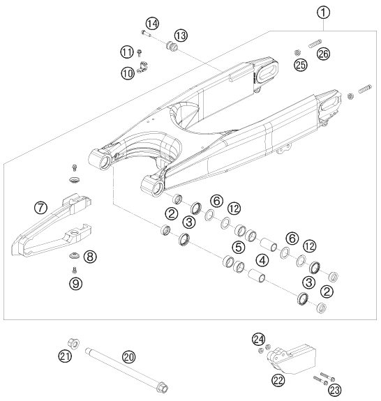 Náhled schématu SWING ARM