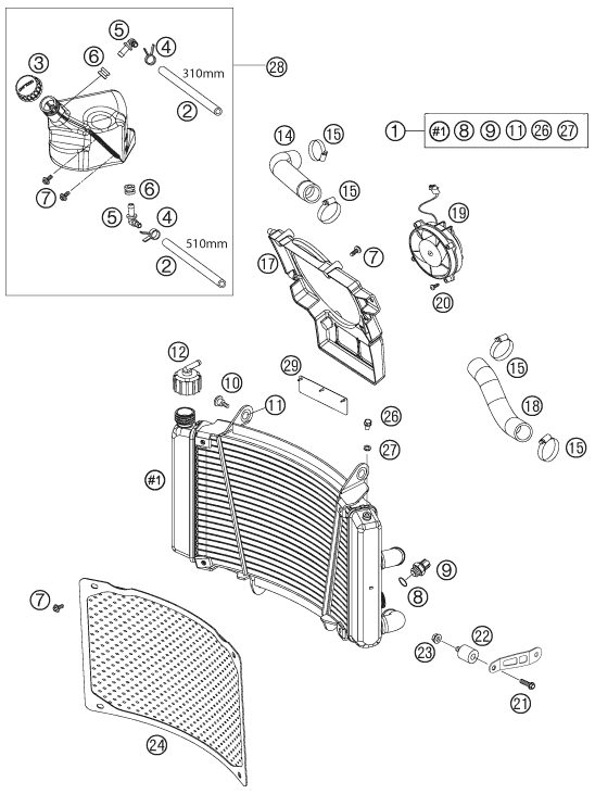 Náhled schématu COOLING SYSTEM