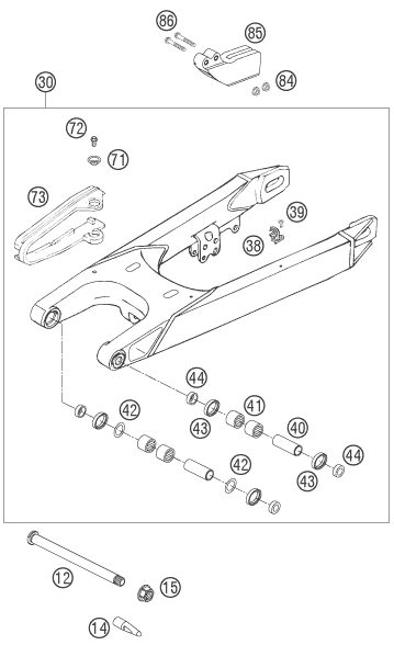 Náhled schématu SWING ARM