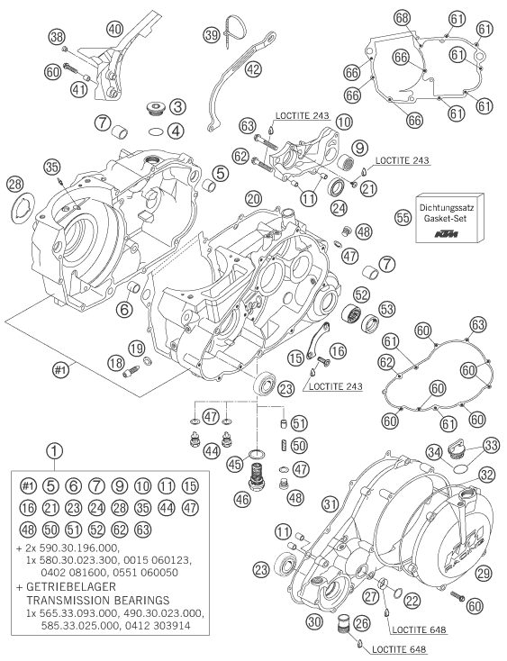 Náhled schématu ENGINE CASE