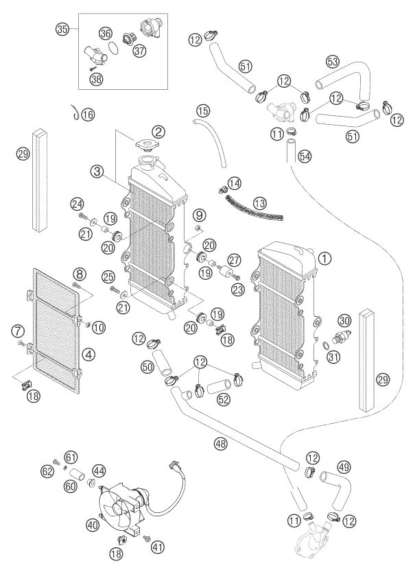 Náhled schématu COOLING SYSTEM