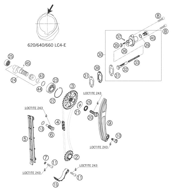 Náhled schématu TIMING DRIVE