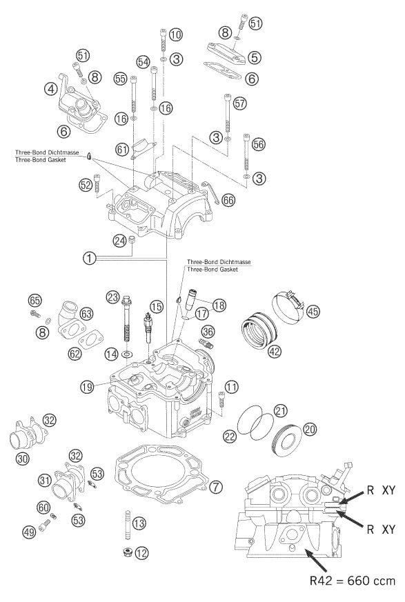 Náhled schématu CYLINDER HEAD
