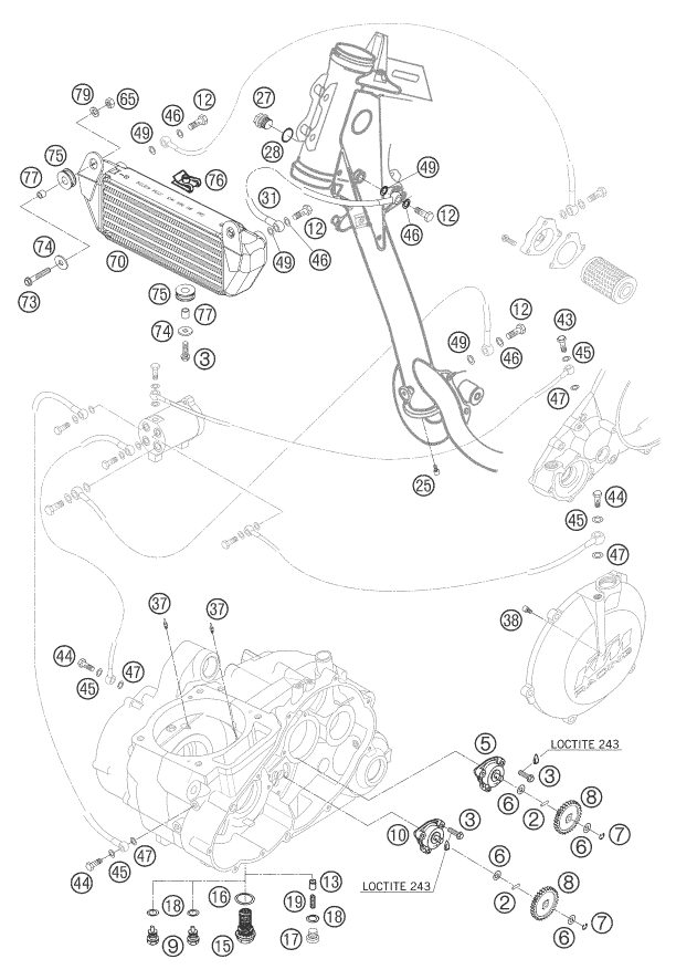 Náhled schématu LUBRICATING SYSTEM