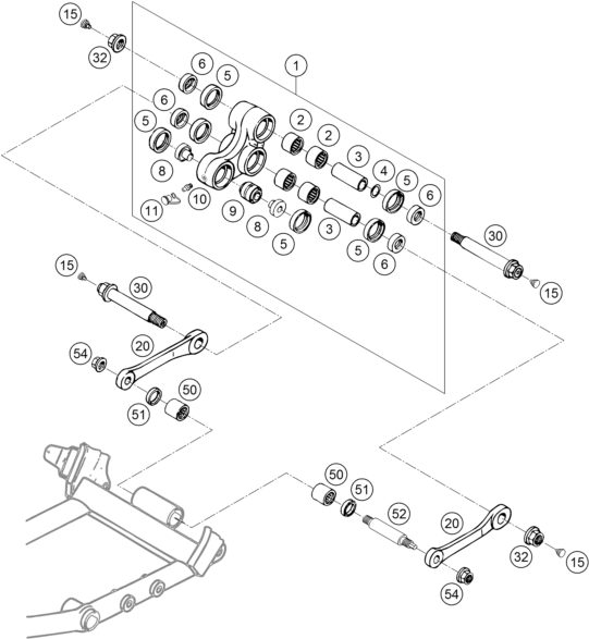 Náhled schématu PRO LEVER LINKING