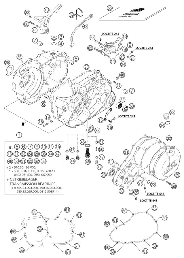 Náhled schématu ENGINE CASE