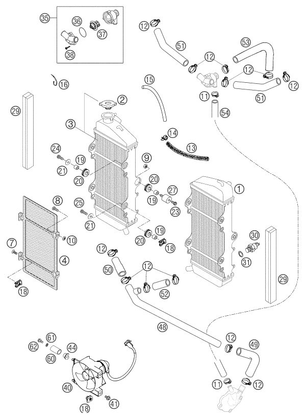 Náhled schématu COOLING SYSTEM