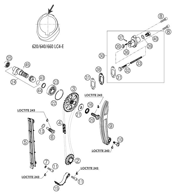 Náhled schématu TIMING DRIVE