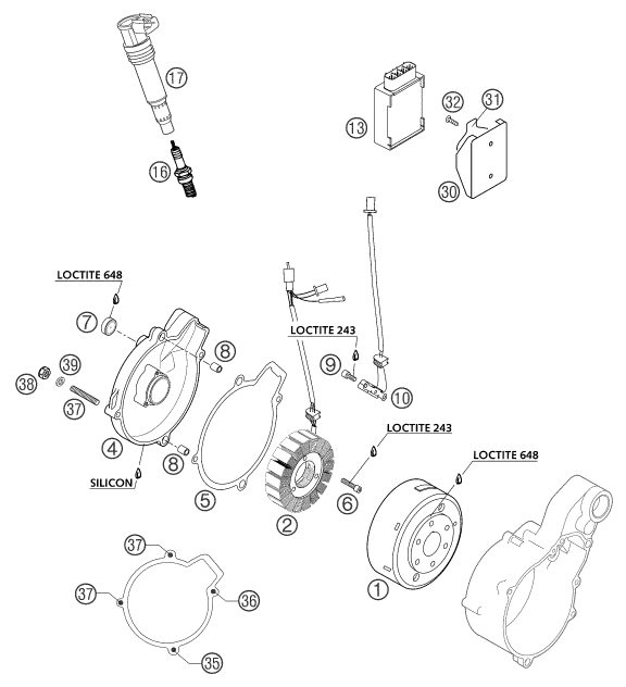 Náhled schématu IGNITION SYSTEM