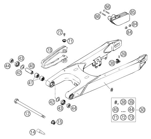 Náhled schématu SWING ARM