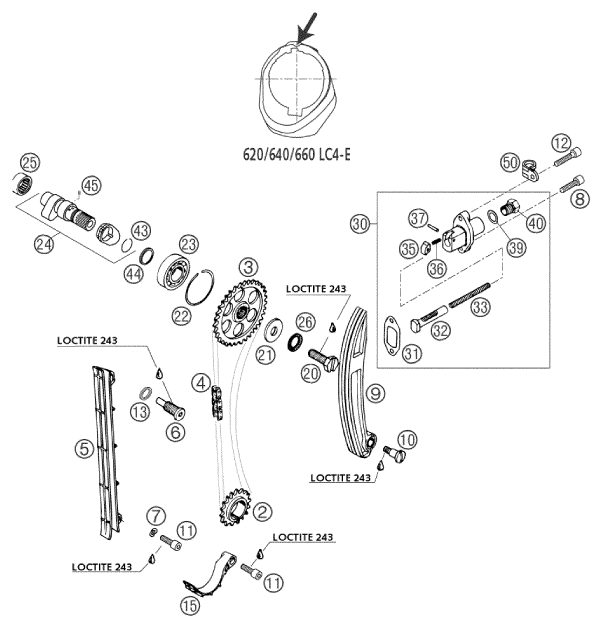 Náhled schématu TIMING DRIVE