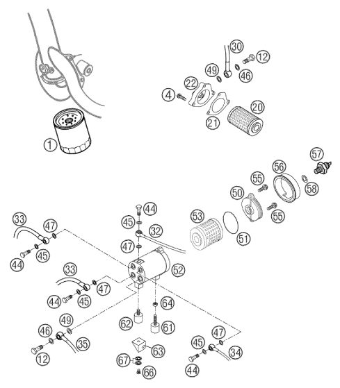 Náhled schématu LUBRICATING SYSTEM