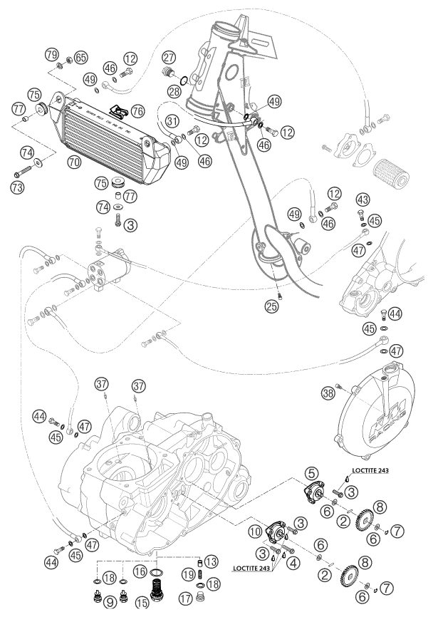 Náhled schématu LUBRICATING SYSTEM