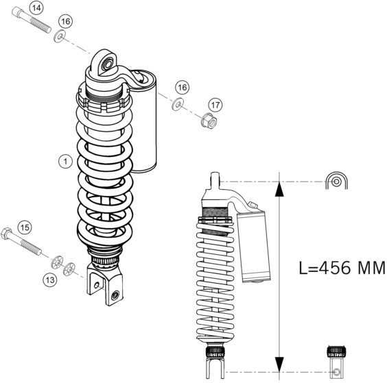 Náhled schématu SHOCK ABSORBER