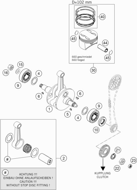 Náhled schématu CRANKSHAFT, PISTON