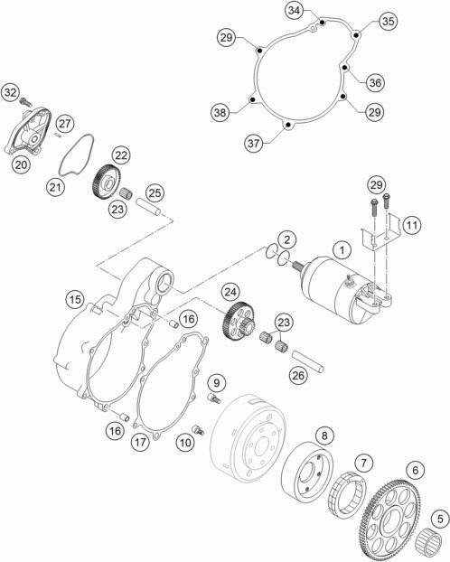 Náhled schématu ELECTRIC STARTER