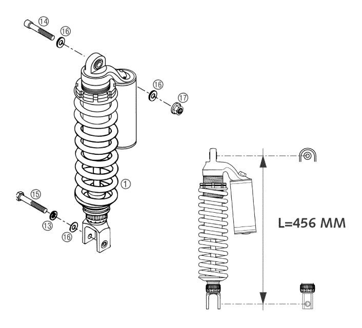 Náhled schématu SHOCK ABSORBER