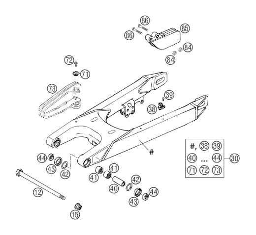 Náhled schématu SWING ARM